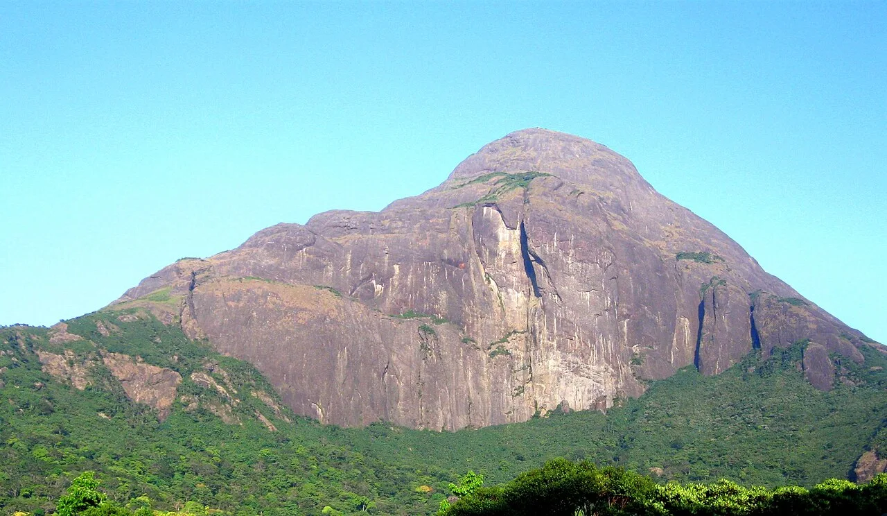 Agasthyarkoodam peak viewed from base camp