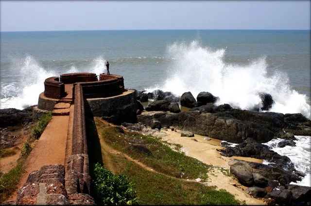 Bekal Fort on the Kerala coast