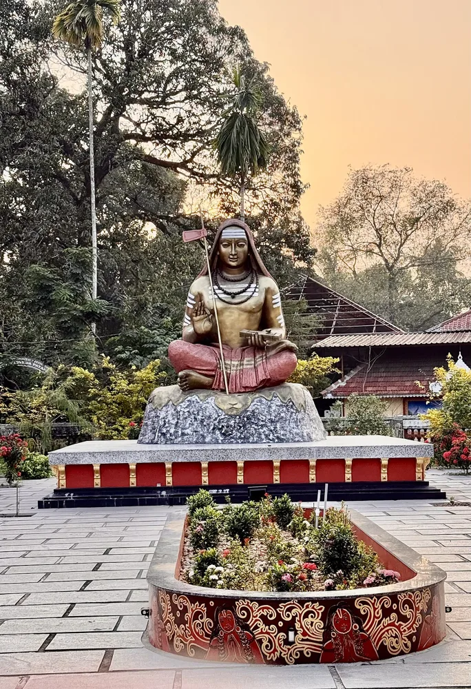 Adi Shankara statue at Kalady