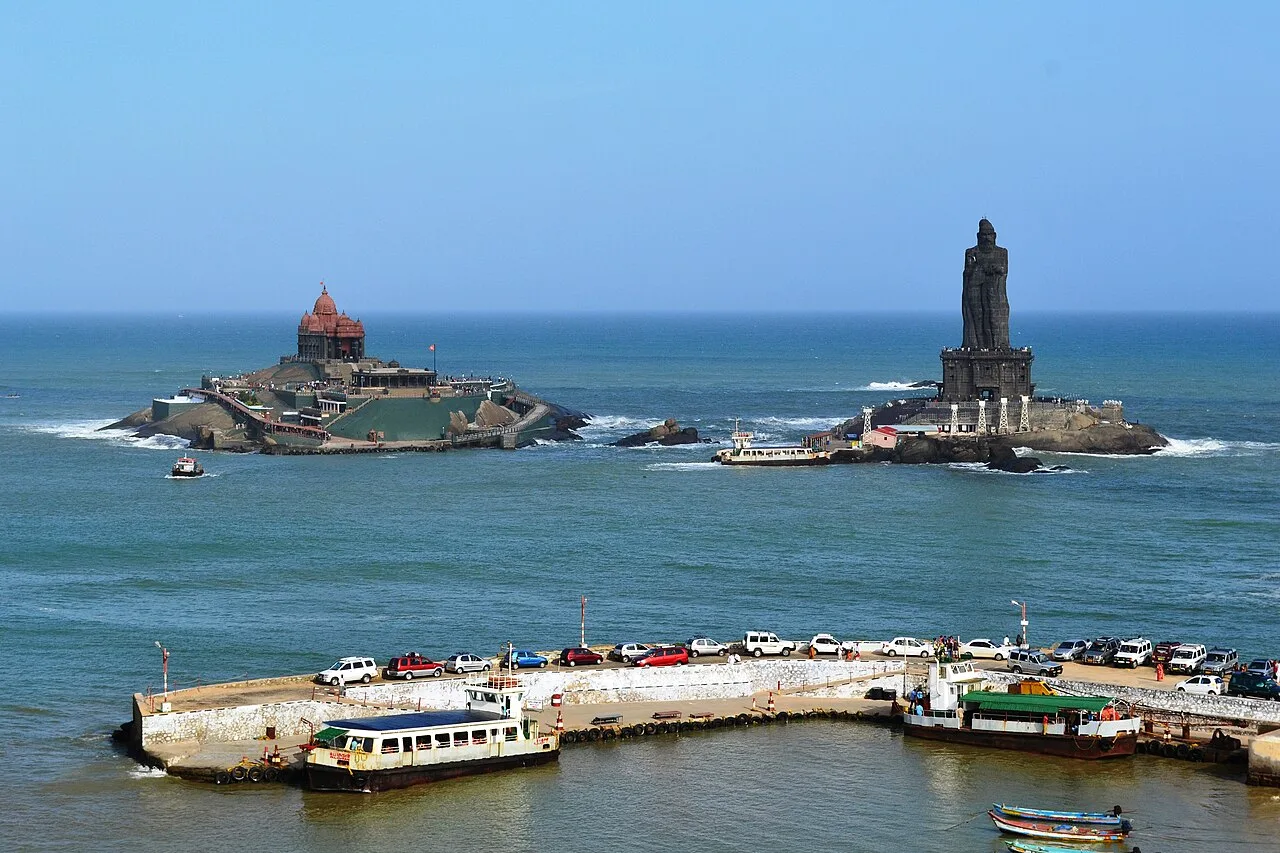 Vivekananda Rock Memorial off Kanyakumari