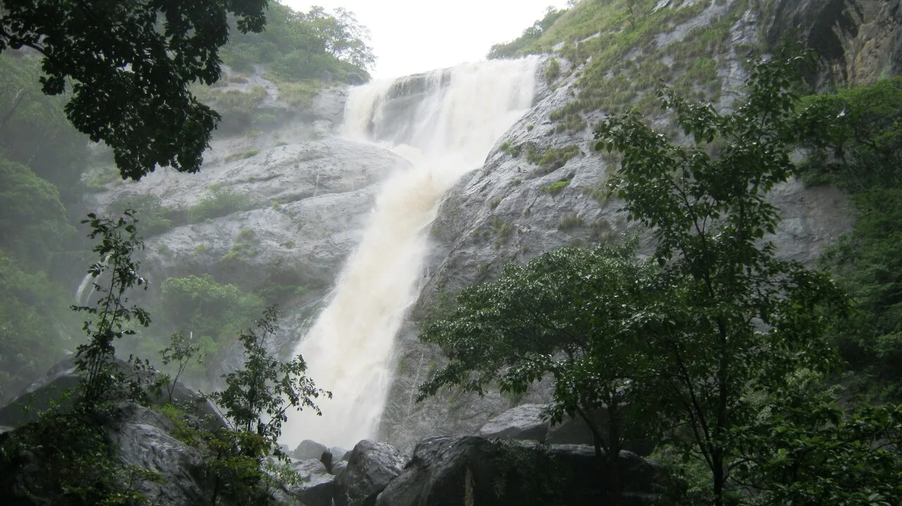 Palaruvi waterfall near Aryankavu