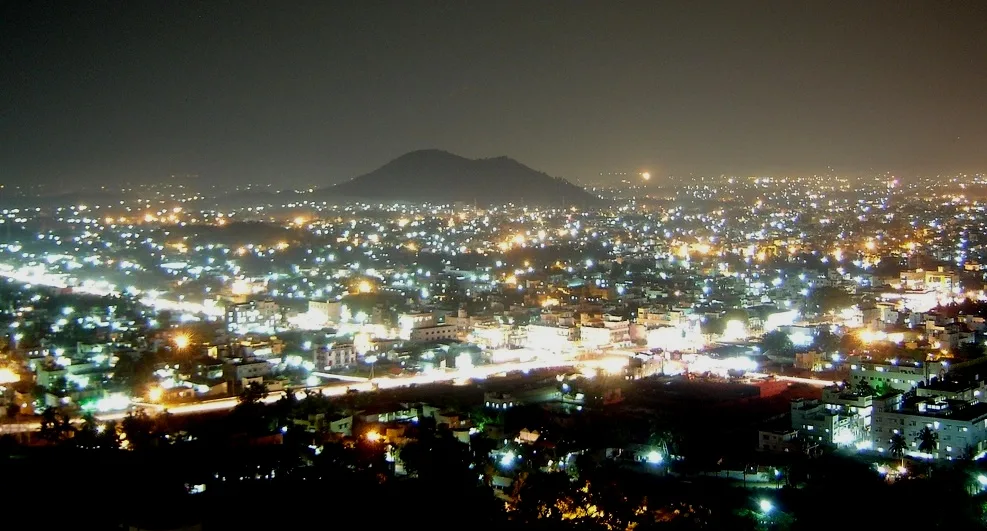 Salem viewed from the hills