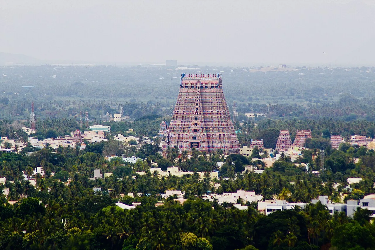 Ranganathaswamy Temple at Srirangam in Tiruchirappalli