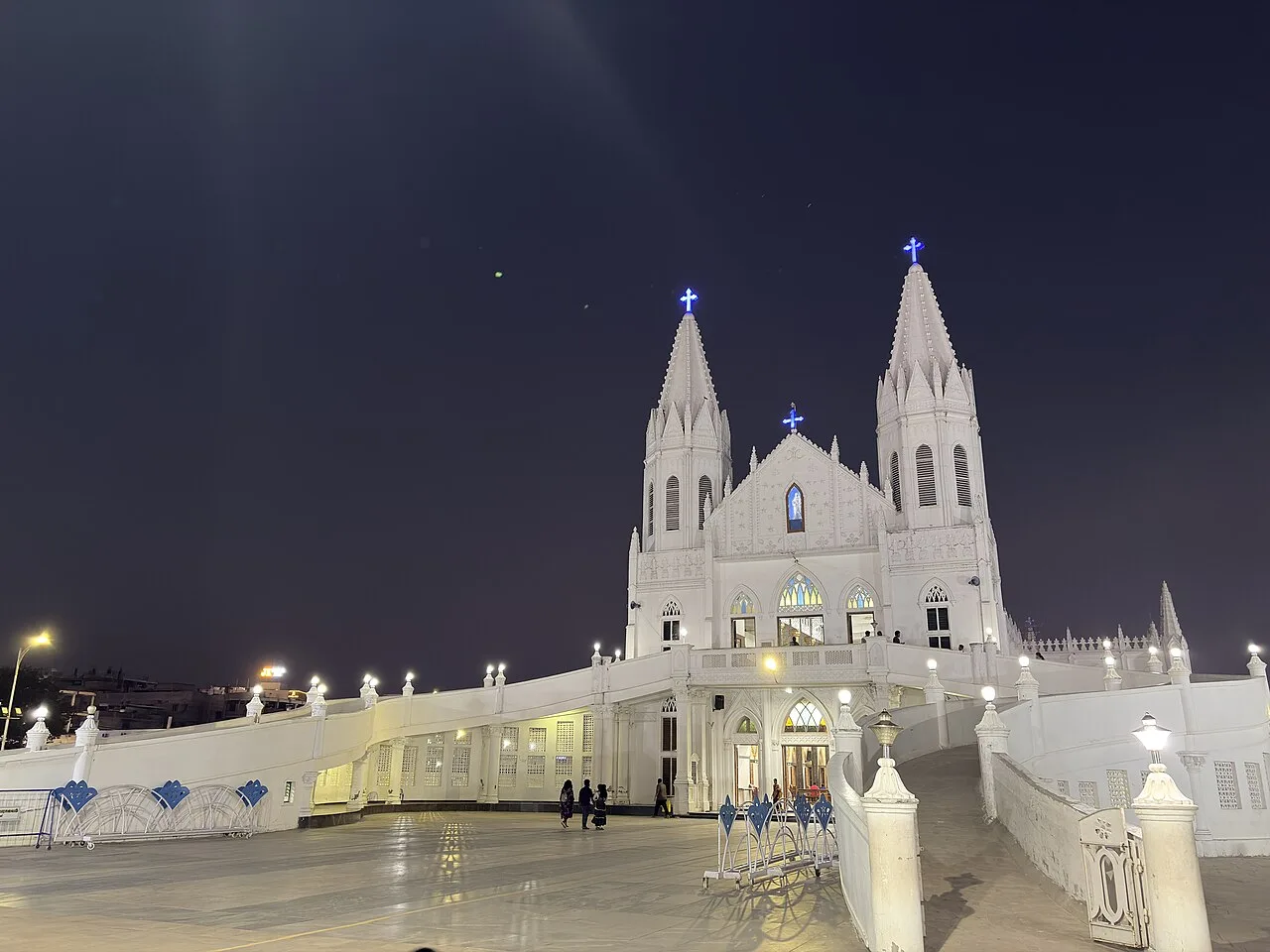 Shrine façade at Velankanni